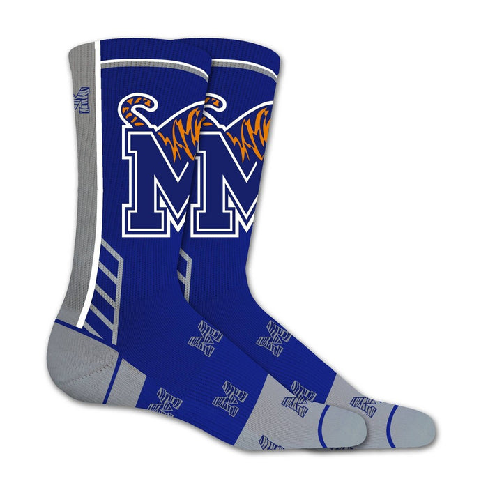 NCAA Memphis Tigers Tailgate Crew Socks 10-13