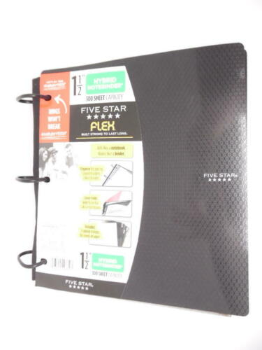 Five Star Flex Hybrid NoteBinder, 1½" Binder w/Tabs, Notebook & 3 Ring Binder