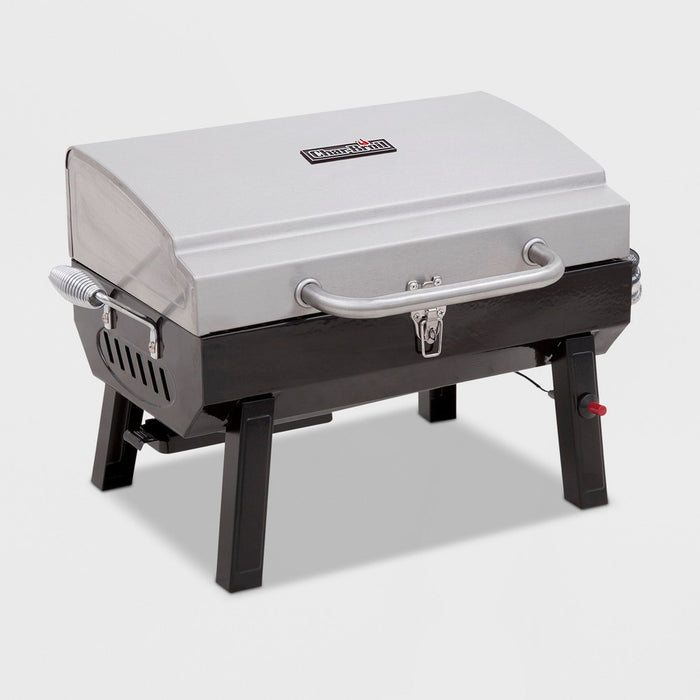 Char-Broil Deluxe Tabletop 10,000 BTU Gas Grill 465640214 - Gray (LOCAL PICKUP ONLY)