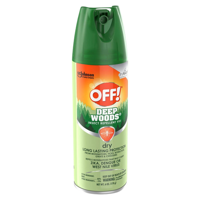 OFF! Deep Woods Dry Aerosol Bug Spray - 6oz