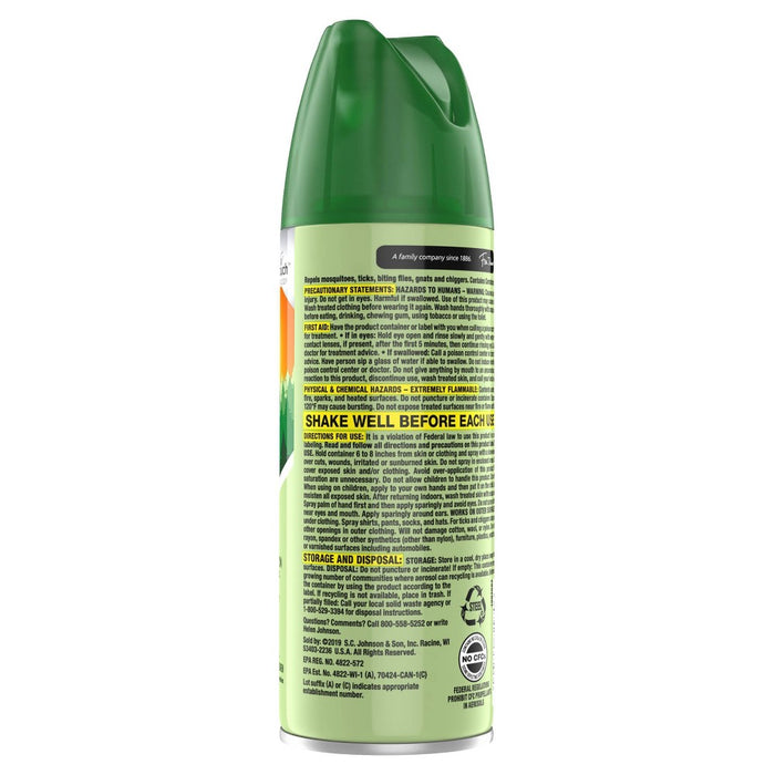 OFF! Deep Woods Dry Aerosol Bug Spray - 6oz