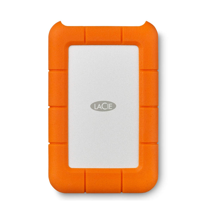 Lacie Rugged USB-C, 1TB, Portable External Hard Drive, Drop, Shock, Dust, Rain Resistant, For Mac & PC (STFR1000800)