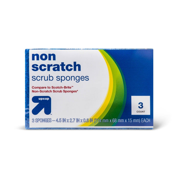 Non-Scratch Scrub Sponges - 3ct - up & up