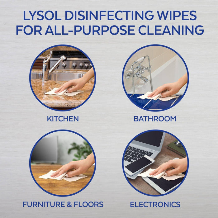 Lysol Disinfecting Wipes - Lemon and Lime Blossom - 15ct