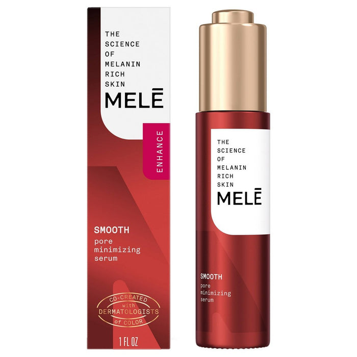 MELE Smooth Pore Minimizing Facial Serum for Melanin Rich Skin - 1 fl oz