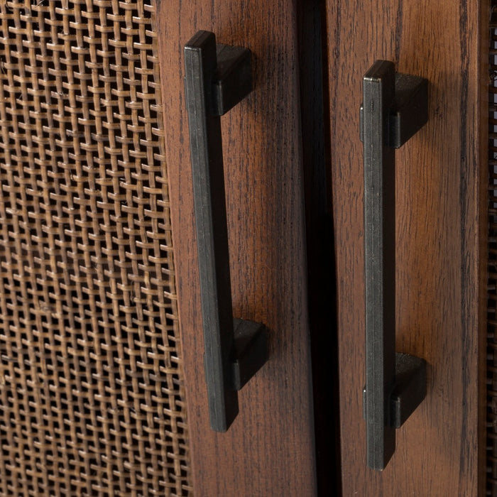 Warwick 2 Door Cabinet Brown - Threshold (LOCAL PICKUP ONLY)