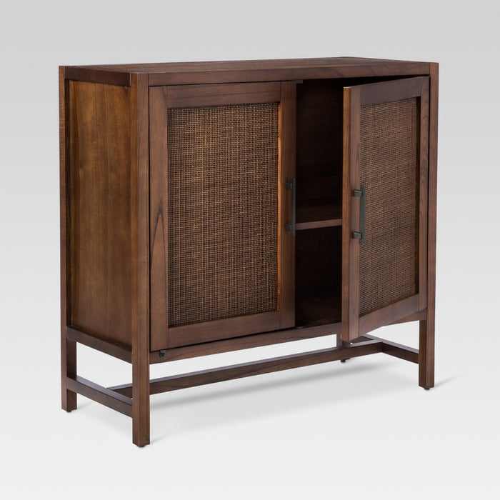 Warwick 2 Door Cabinet Brown - Threshold (LOCAL PICKUP ONLY)