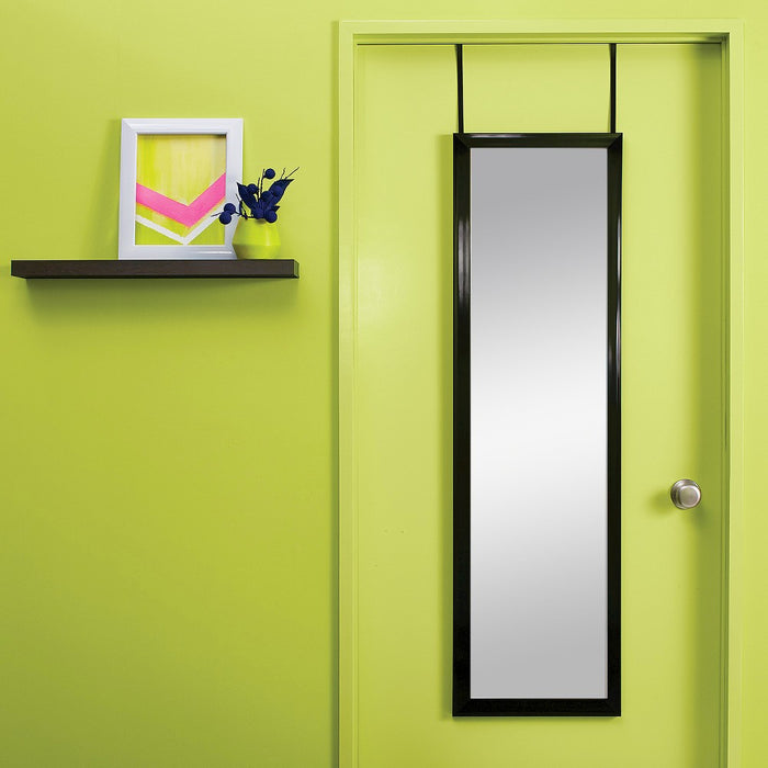 Over-the-Door Mirror Black - Room Essentials