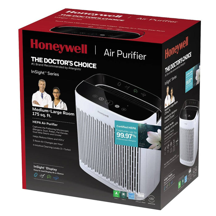 Honeywell Insight 190' Medium-Large Rooms HEPA Air Purifier White