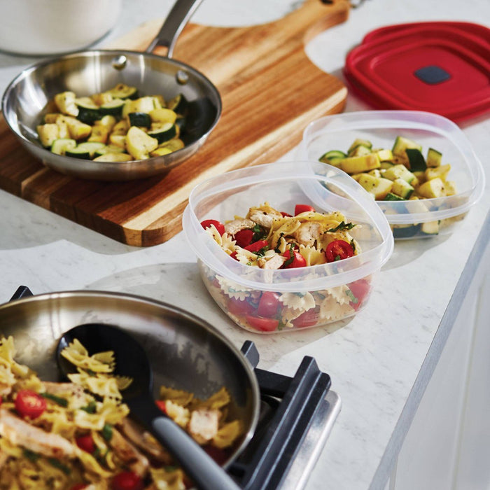 Rubbermaid 6pc Food Storage Container Set (3 containers, 3 lids)