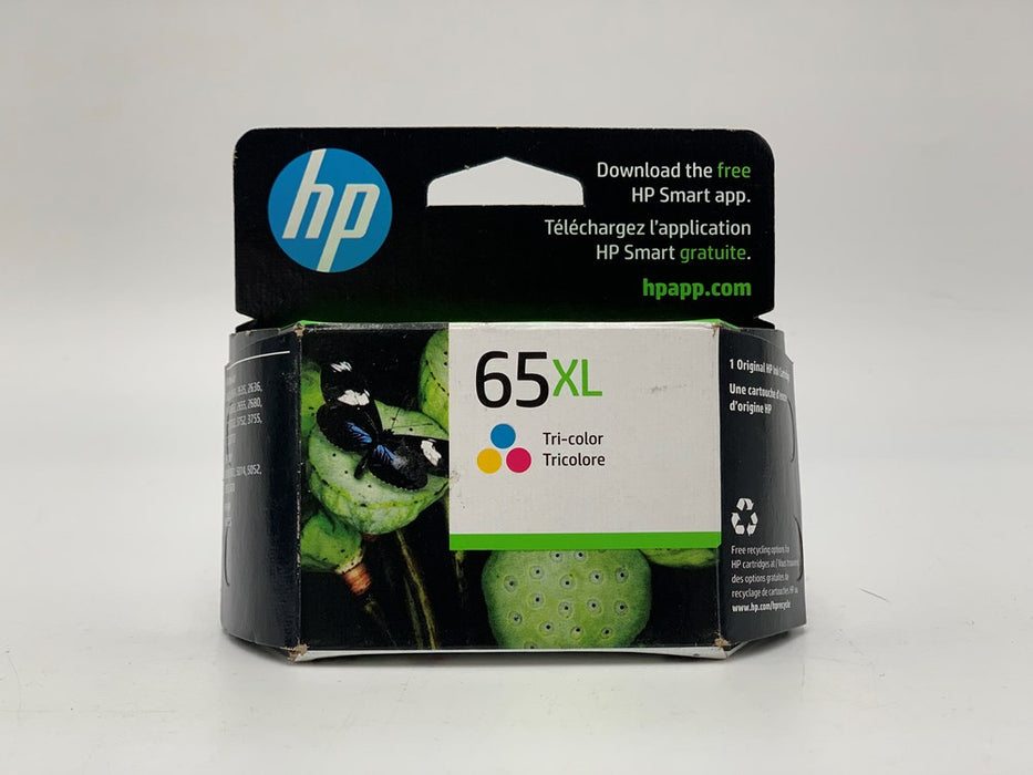 HP 65XL High Yield Original Single TRI COLOR Ink Cartridge - EXPIRED 04/2024