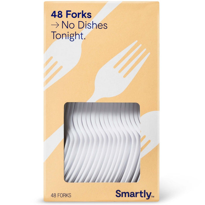 Plastic Forks - 48ct - Smartly