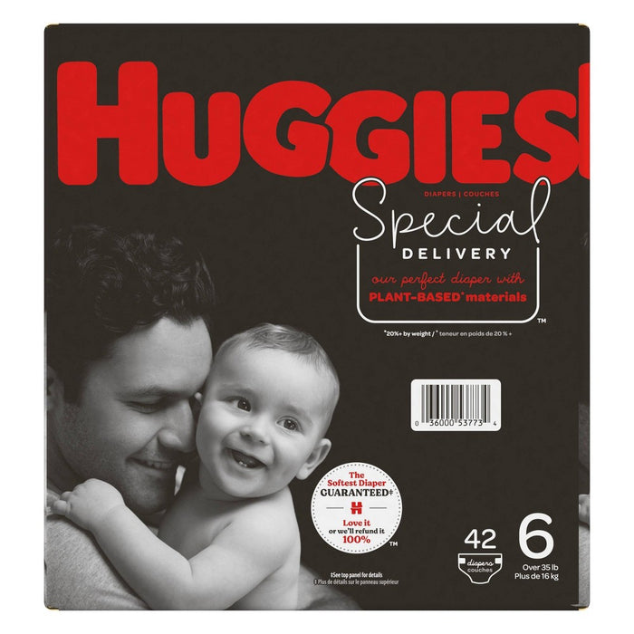 Huggies Special Delivery Hypoallergenic Baby Disposable Diapers Super Pack - Size 6 - 42ct