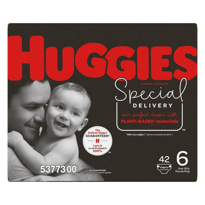 Huggies Special Delivery Hypoallergenic Baby Disposable Diapers Super Pack - Size 6 - 42ct