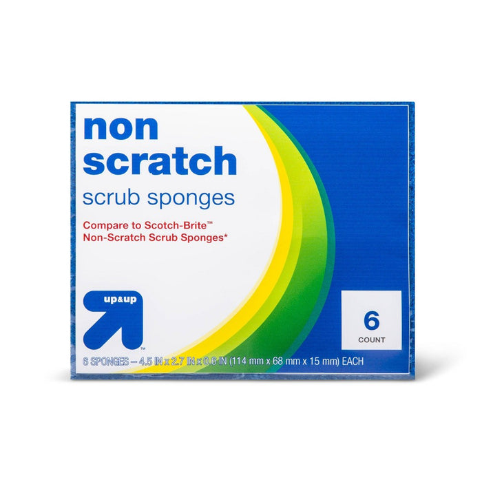 Non-Scratch Scrub Sponges - 6ct - up & up