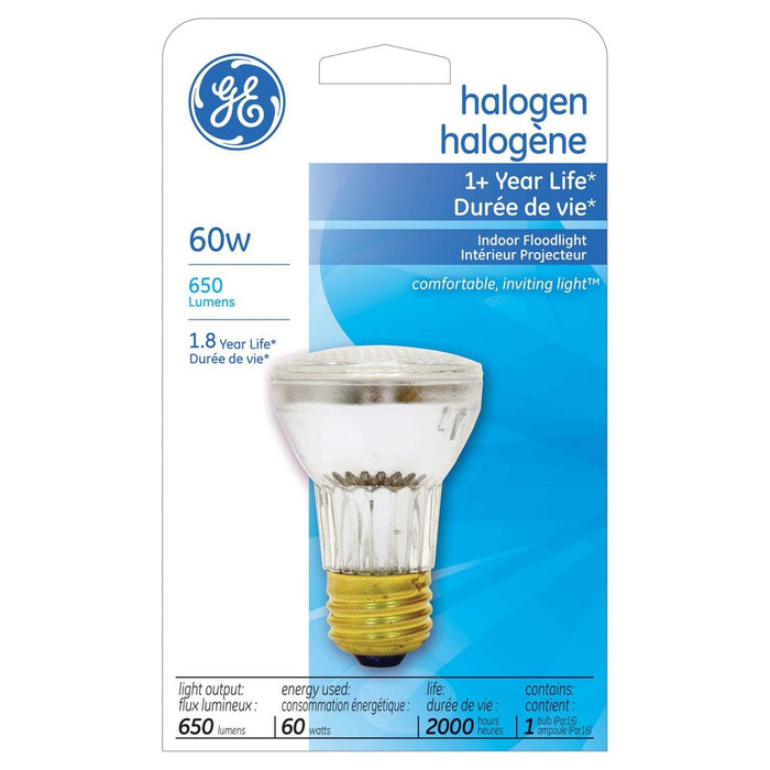 General Electric 60w Halogen Light Bulb PAR16 White