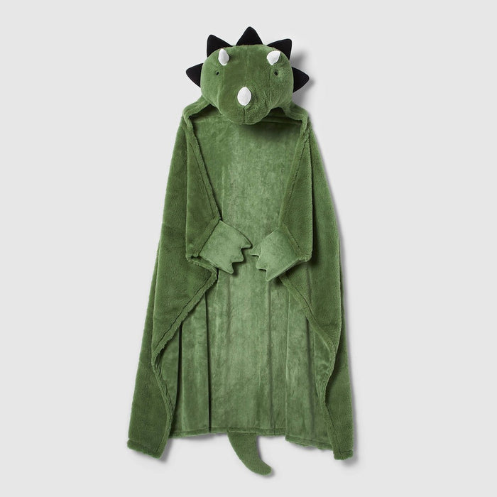 Dinosaur Hooded Blanket - Pillowfort