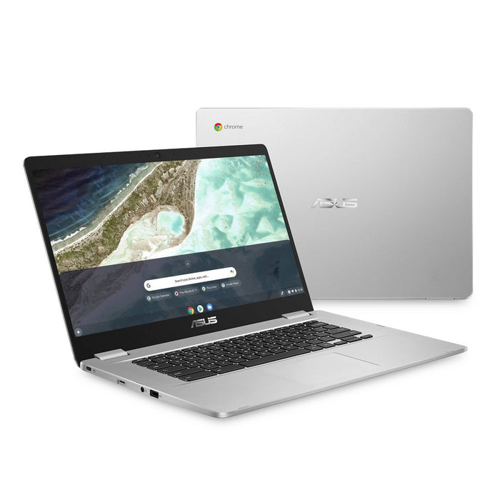 Asus 15.6" Chromebook Laptop, 64GB Storage,Silver (C523NA-TH44F)