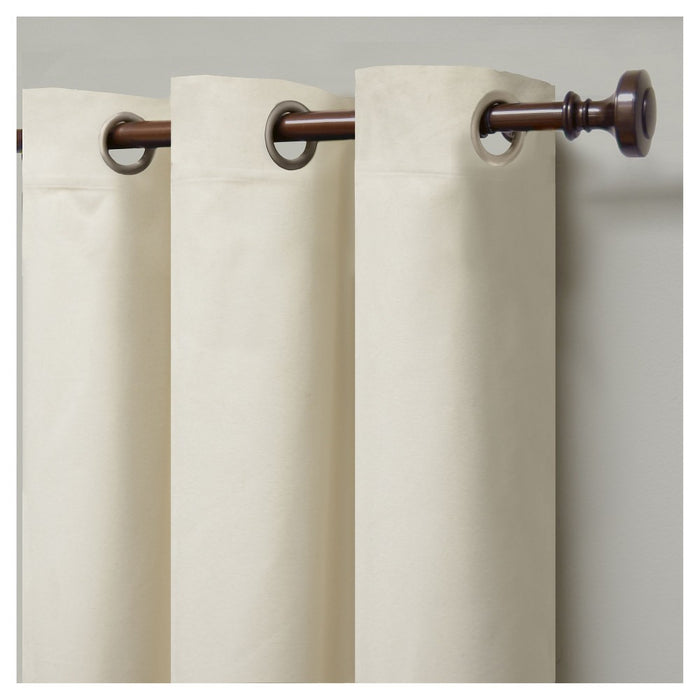 Windsor Light Blocking Curtain Panel Cream (42"x84") - Eclipse