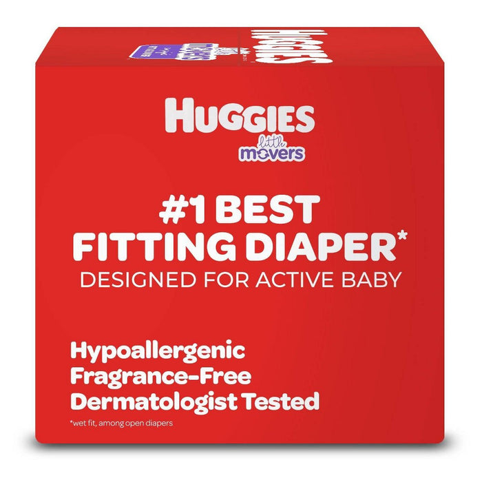 Huggies Little Movers Baby Disposable Diapers - Size 4 - 140ct