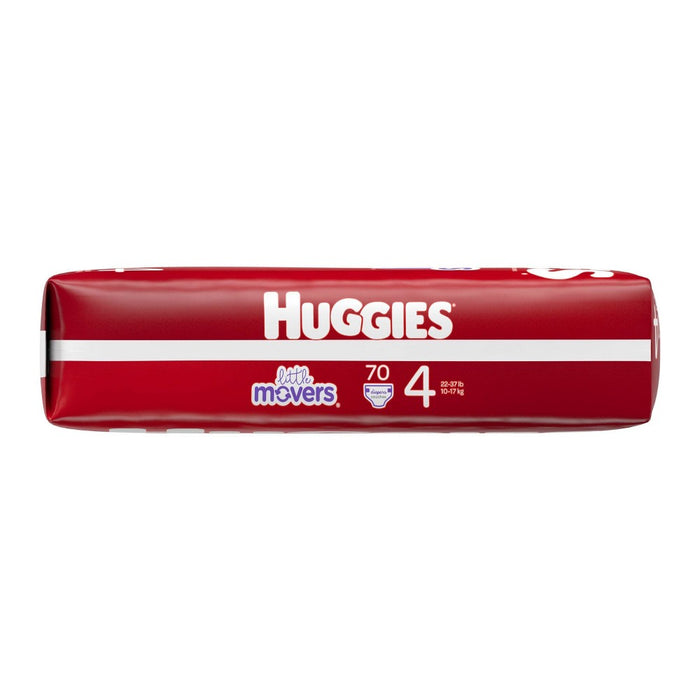 Huggies Little Movers Baby Disposable Diapers - Size 4 - 140ct