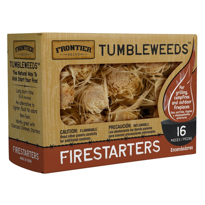 Frontier Tumbleweeds Fire Starters - 16ct