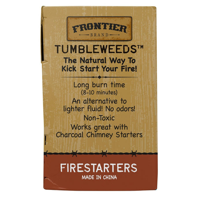 Frontier Tumbleweeds Fire Starters - 16ct