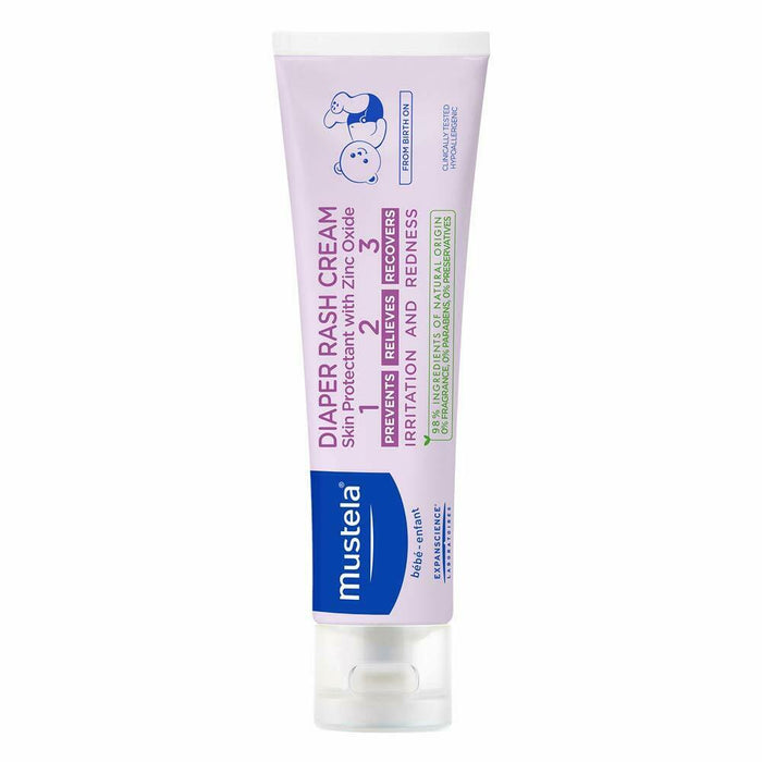 Mustela Diaper Rash Cream 1 2 3, Prevents and Protects, with Natural Avocado Per