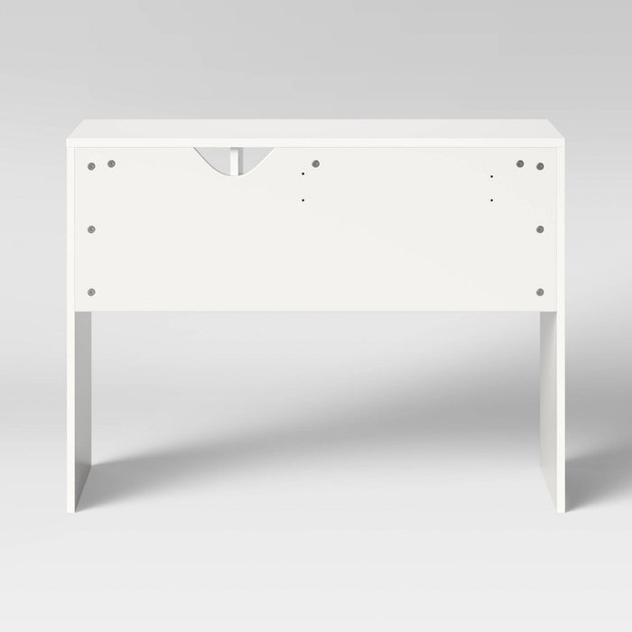 Student Writing Desk with Storage White - Room Essentials (LOCAL PICKUP ONLY)