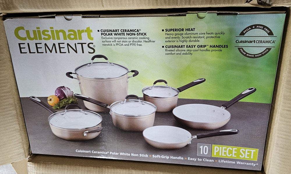 Cuisinart 10 Piece Champagne Set, 10.25"
