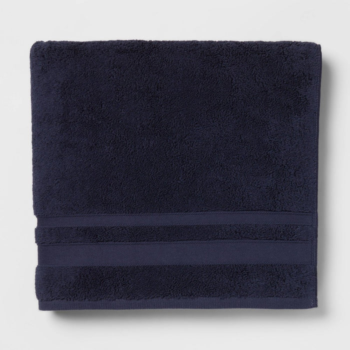 Performance Bath Towel Navy Blue - Threshold