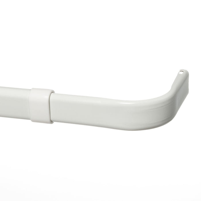 48"-84" Single Curtain Rod White - Room Essentials