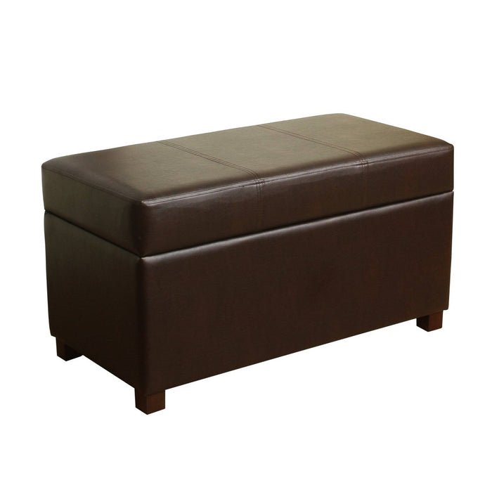 Essex Double Storage Ottoman Chocolate - Threshold (LOCAL PICKUP ONLY)
