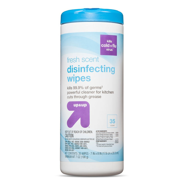 Disinfecting Wipes Fresh Scent, 35ct - up & up