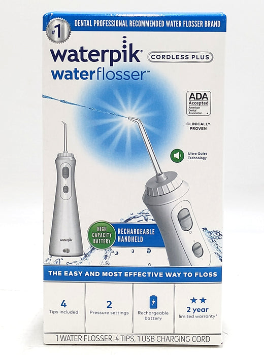Waterpik Cordless Plus Water Flosser - WP-450W - White *New & Sealed*