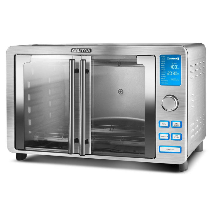 Gourmia 9-Slice Digital Air Fryer Oven with 14 One-Touch Cooking Functions and Auto French Doors (LOCAL PICKUP ONLY)
