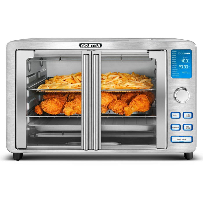 Gourmia 9-Slice Digital Air Fryer Oven with 14 One-Touch Cooking Functions and Auto French Doors (LOCAL PICKUP ONLY)