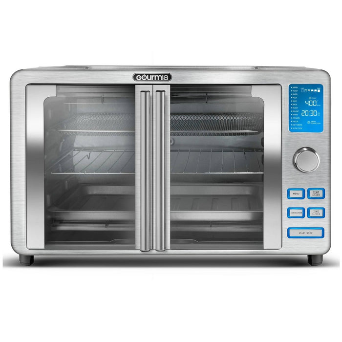 Gourmia 9-Slice Digital Air Fryer Oven with 14 One-Touch Cooking Functions and Auto French Doors (LOCAL PICKUP ONLY)