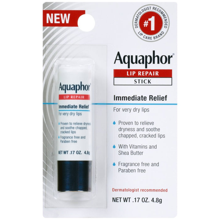Aquaphor Lip Repair Stick for Dry Chapped Lips - 0.17oz