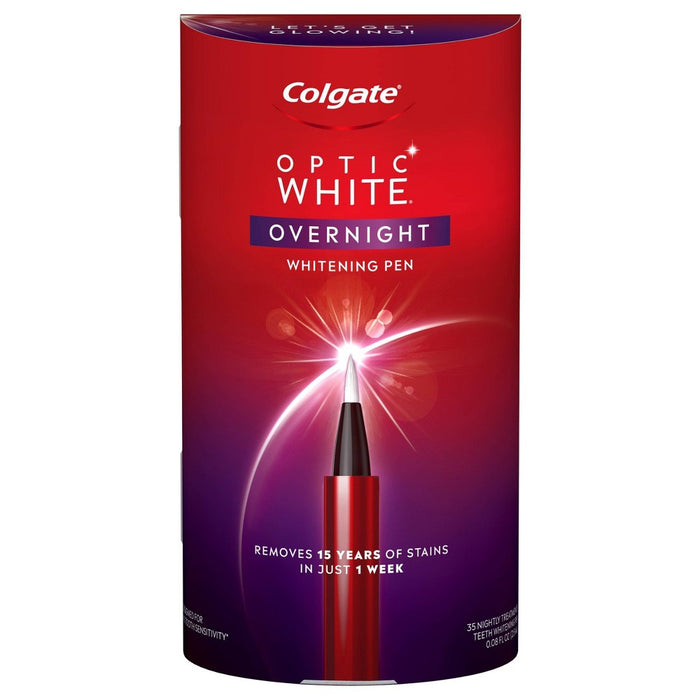 Colgate Optic White Overnight Teeth Whitening Pen 09/2025
