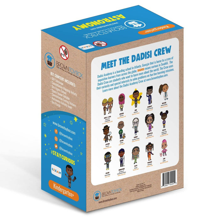 Brown Toy Box Dre Astronomy STEAM Kit