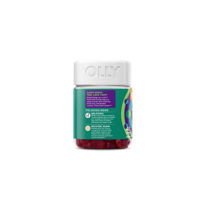 OLLY Muscle Recovery Sleep Gummies - Berry - 40ct
