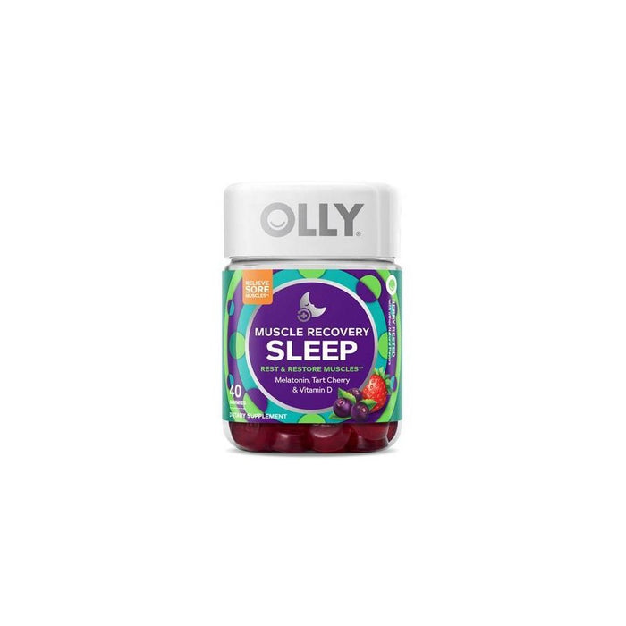 OLLY Muscle Recovery Sleep Gummies - Berry - 40ct