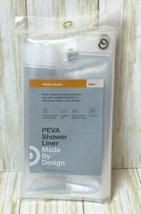 Shower Liner Solid Clear - Made By Design