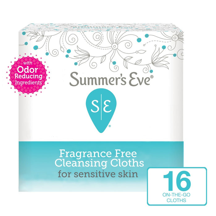Summer's Eve Fragrance Free Wipes - 16ct