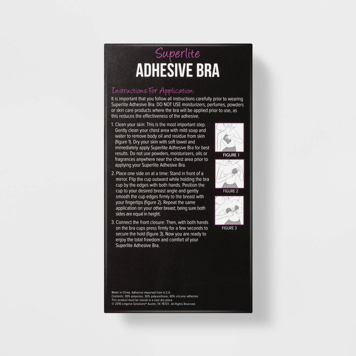 Fashion Forms Women's Superlite Adhesive Strapless Backless Bra - B Cup