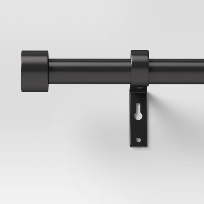 66"-120" Dauntless Curtain Rod Black - Project 62