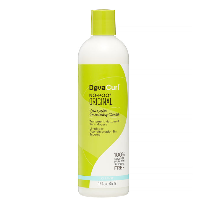 Devacurl No-Poo Original Zero Lather Conditioning Shampoo, 12 Oz