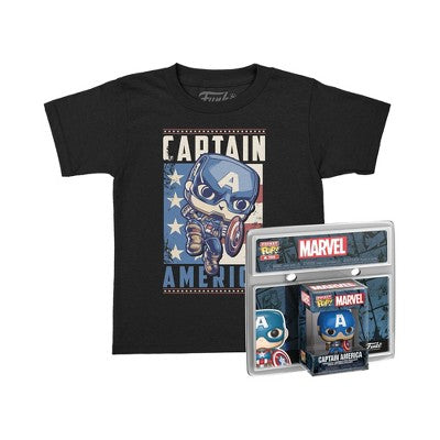 Kids' Captain America 4 Funko Graphic T-Shirt - S
