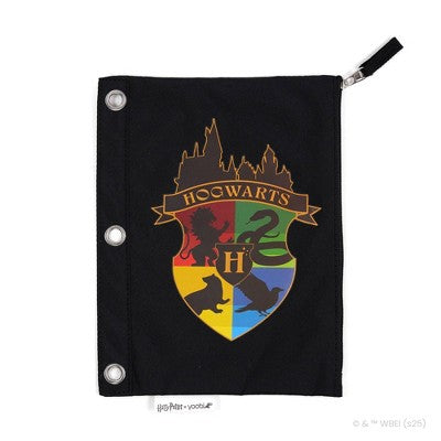 Yoobi Harry Potter Single Zip Binder Case Black House Pride, School Supplies